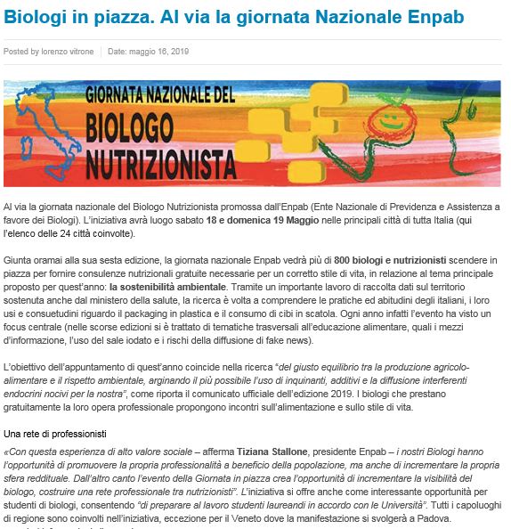 Sapienza biologoinpiazza