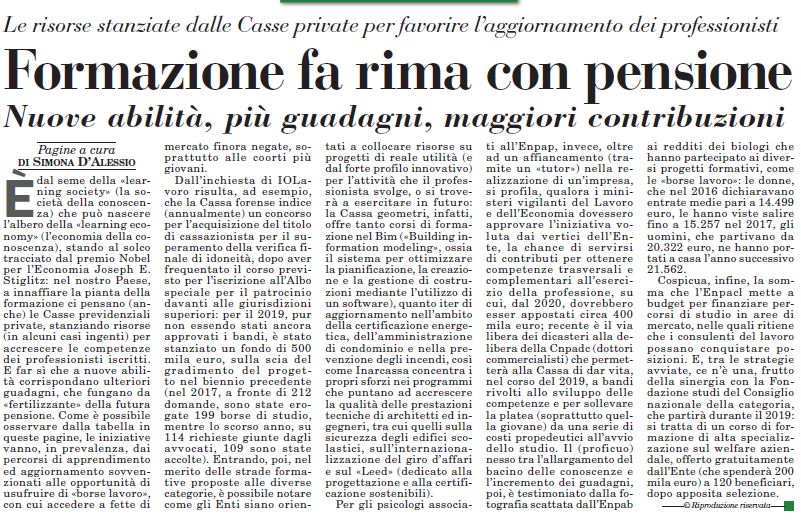 formazione casse